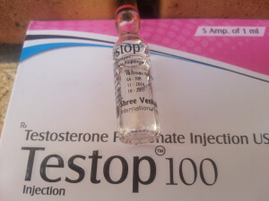 Testosterone propionate label