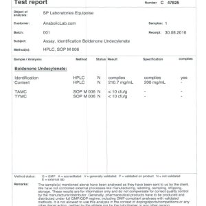 SP Labs Equipoise lab report (October 31, 2016)