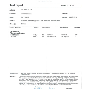 GP Phenyl 100 (Batch GP137CN)