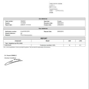 Chemtox-20190926-Tren E Purity 100%