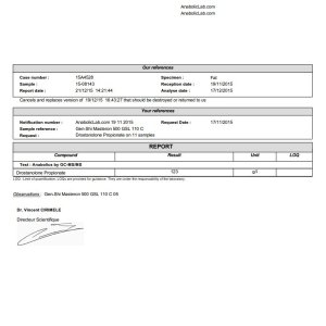 Gen-Shi Masteron 500 lab report (December 21, 2015)