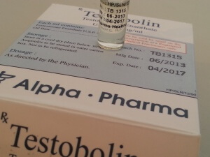 Alpha Pharma Testobolin testosterone enanthate (batch number)