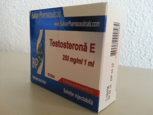 Balkan Pharmaceuticals Testosterona E (testosterone enanthate) front box