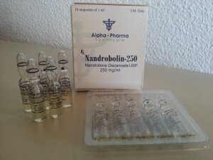 Alpha Pharma Nandrobolin 250 - box and ampules