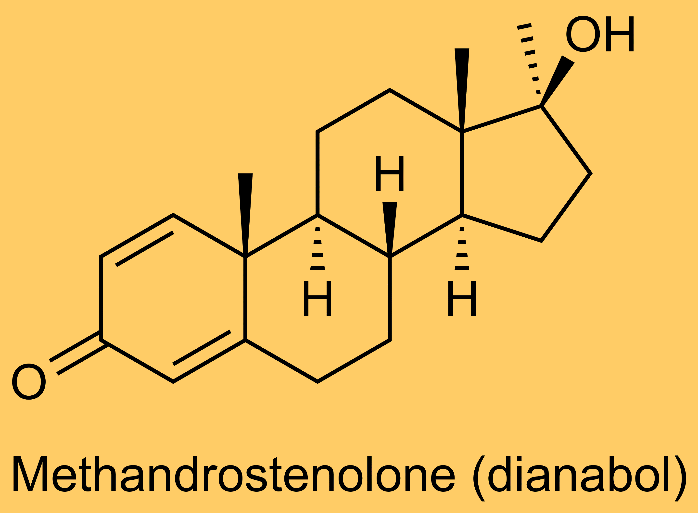 Methandienone (aka Methandrostenolone or Dianabol)