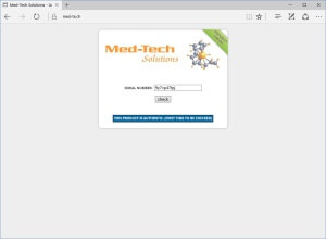 Med-Tech Solutions Tren E - serial number verified