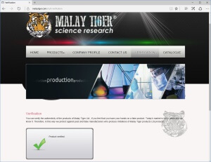 Malay Tiger Oxyndrol product verified