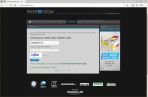 Pharmacom Labs Dianabolos verification