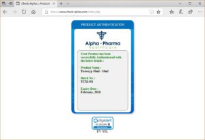 Alpha Pharma Testocyp verified