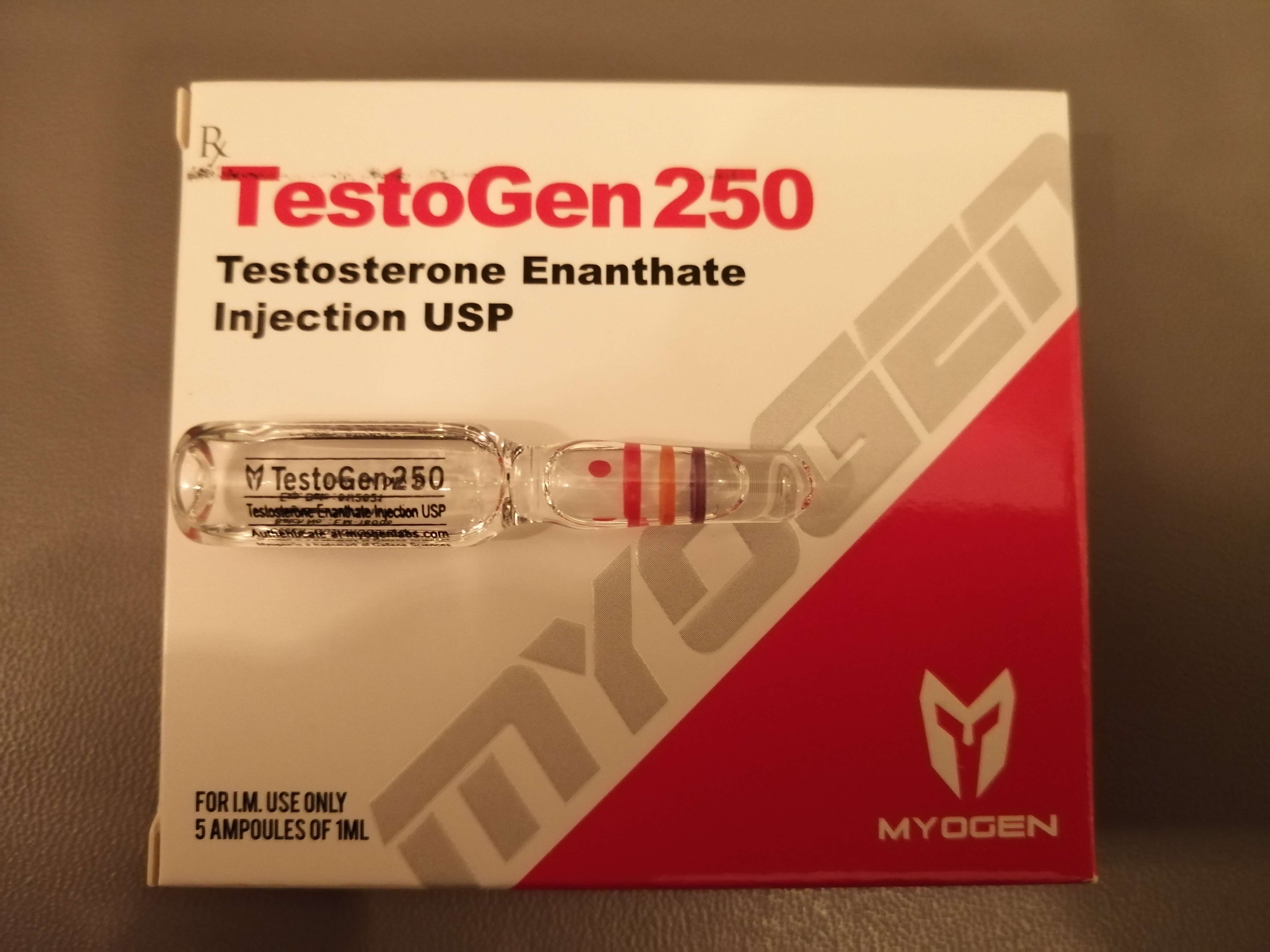 MyoGen TestoGen 250 (testosterone enanthate)